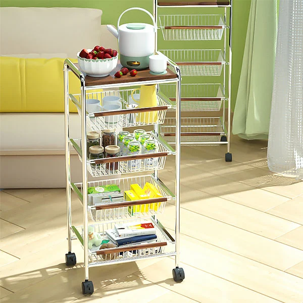 Multi Layer Metal Storage Trolley Multi Layer Metal Storage Trolley